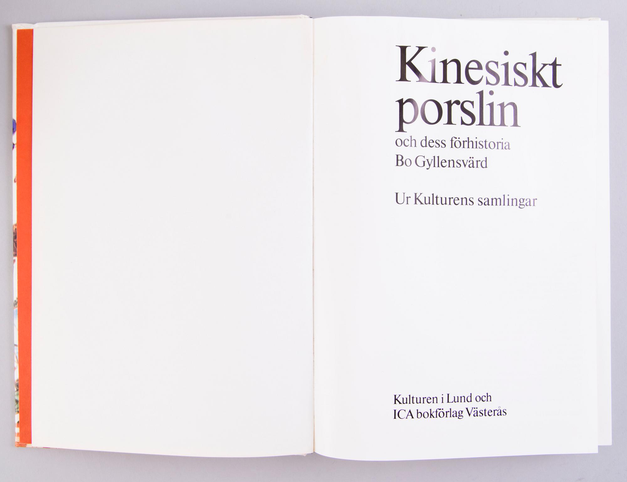 BÖCKER 10 ST, Kinesisk porslin och konsthantverk.