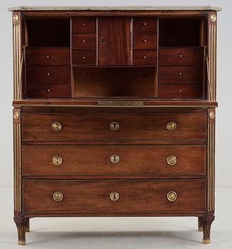 A late Gustavian late 18th century secretaire.