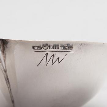 TAPIO WIRKKALA, MALJOJA, 3 kpl, hopeaa 916, leimasigneeratut TW, Hämeenlinna 1957, 1958 ja 1963.