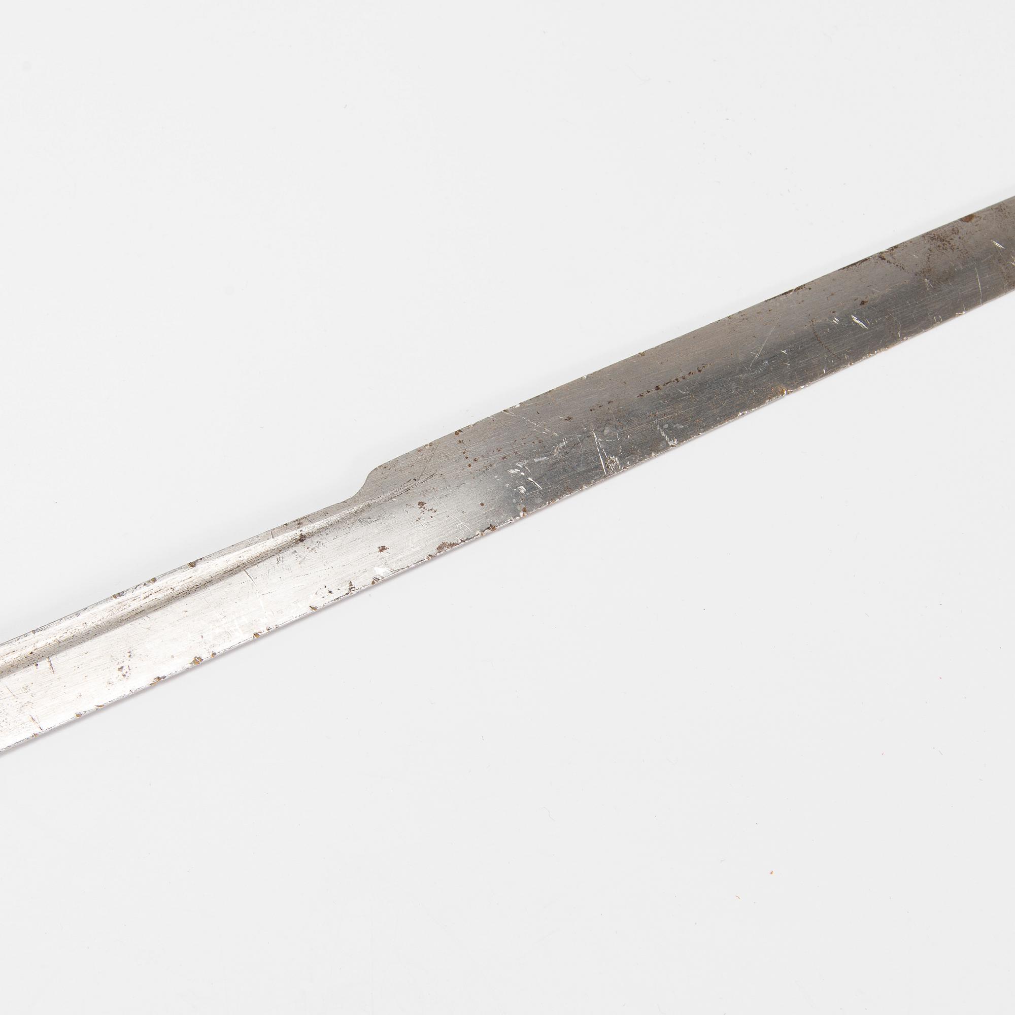An Imperial Russian sabre, 1855, with scabbard.