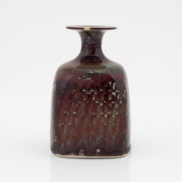 Stig Lindberg, a stoneware vase, Gustavsberg studio, Sweden 1967.