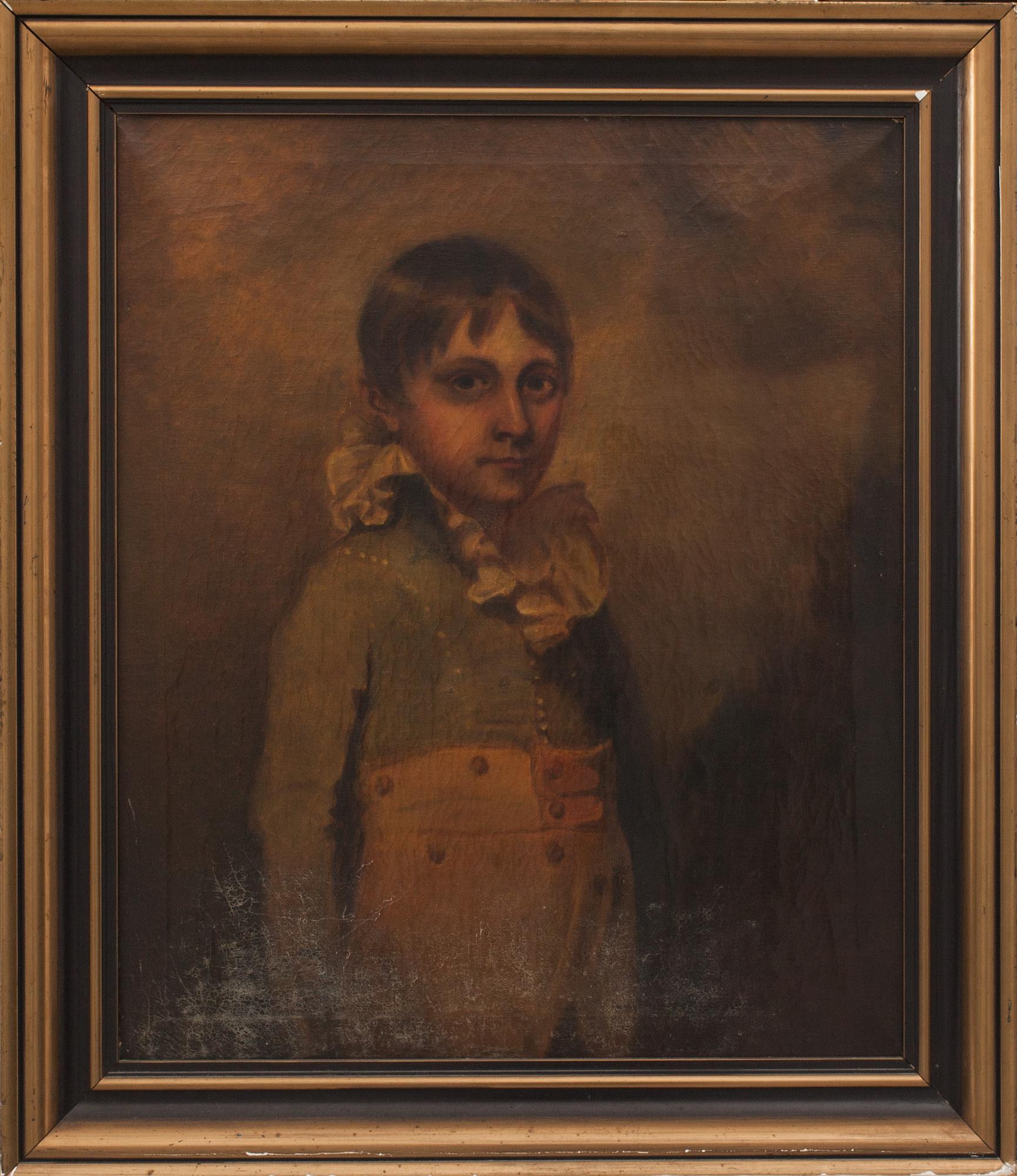 OKÄND KONSTNÄR, olja på duk, osignerad, 1800-tal.