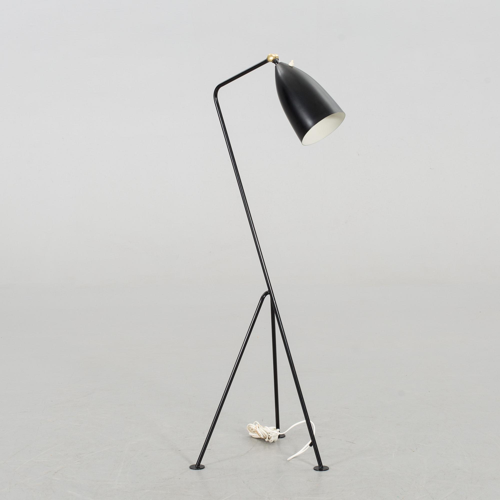 GRETA GROSSMAN, golvlampa, "Grasshopper", Bergbom, 1900-talets mitt,