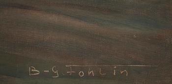 BROR GÖSTA FOHLIN (FINLAND), olja på duk, sign.