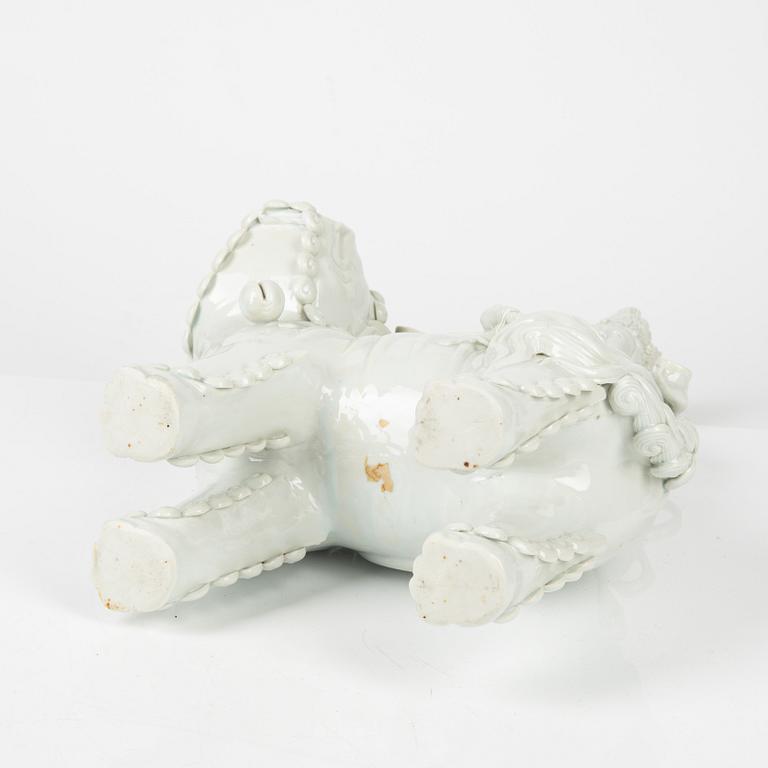 Figurin, blanc de chine. Kina, 1900-tal.