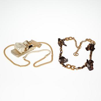 BÄLTE, 2 stycken, Dolce & Gabbana,