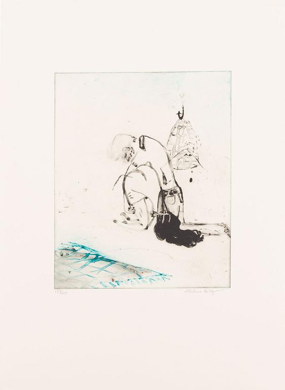 Helene Billgren, etching, signed and numbured 127/250.