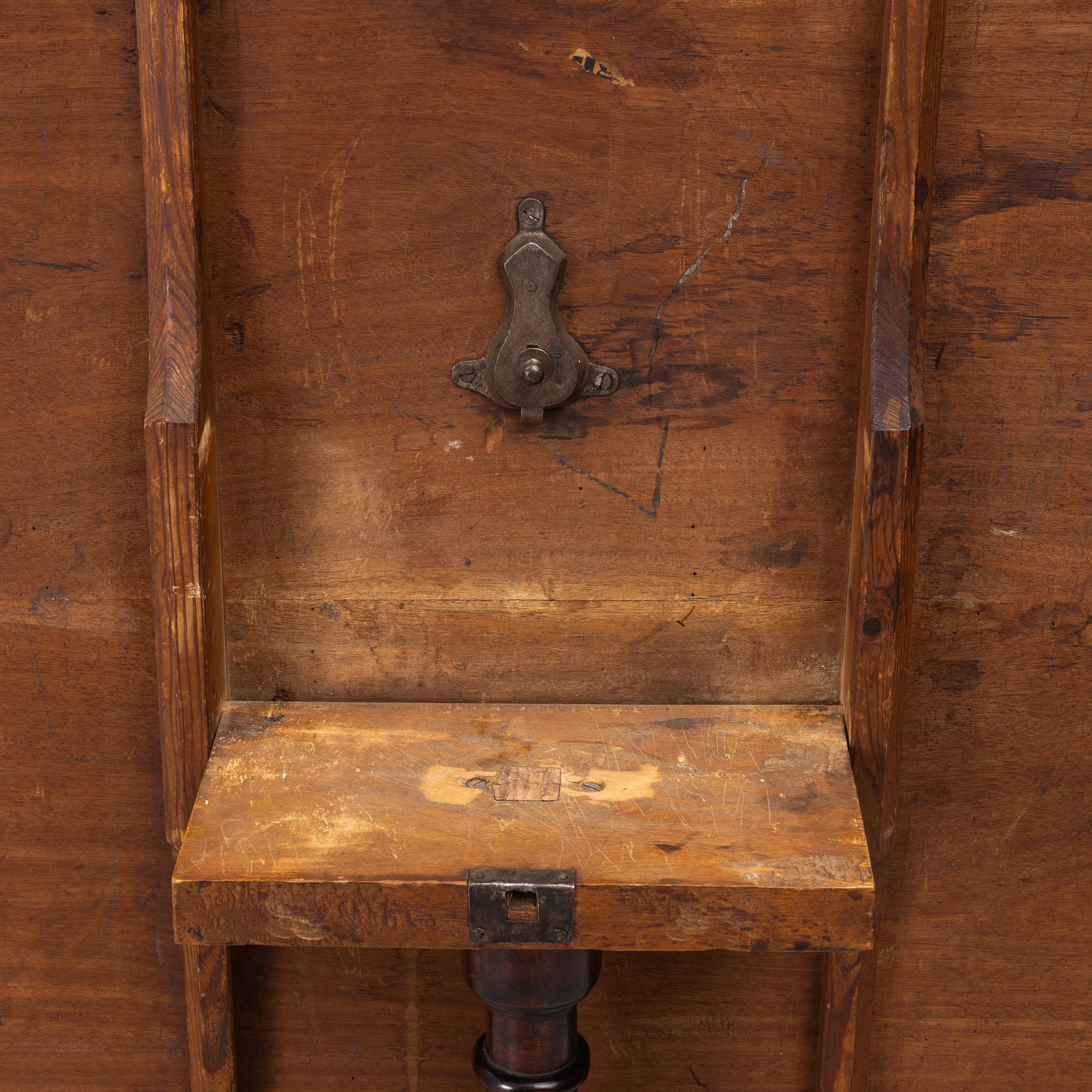 A folding table, first half of the 19th century.
