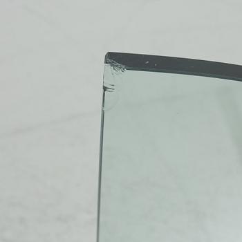 Dining table, glass, contemporary.