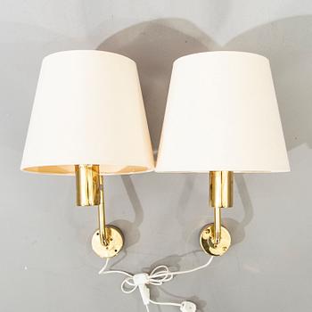 HANS-AGNE JAKOBSSON, a pair of wall lights, Markaryd, second half of the 20th century.