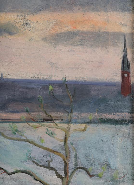 Einar Jolin, View of Stockholm City Hall.