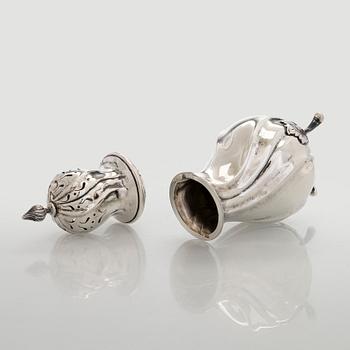 Sockerruska, silver, svenska importstämplar.