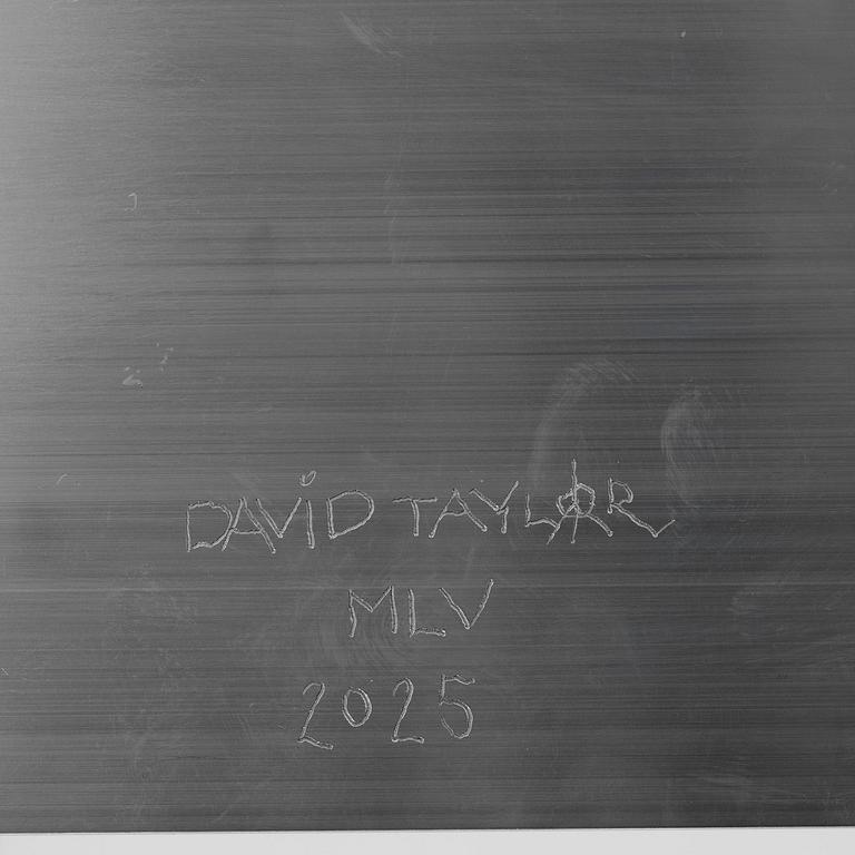 David Taylor, stol, unik, "Aluminium Chair", Studio Mellösaverken, Sverige, 2025.