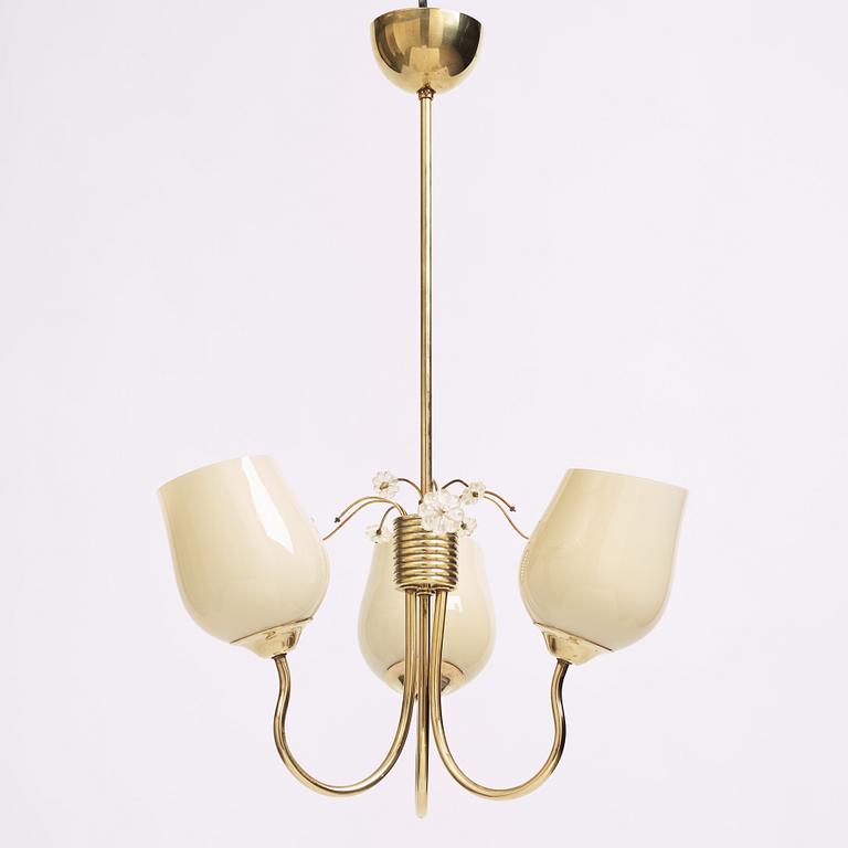 An Itsu, ceiling lamp, model ER 79/3", Finland 1950s.