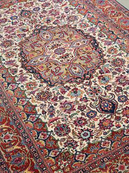 SEMI-ANTIQUE KASHAN. 213 x 145 cm.