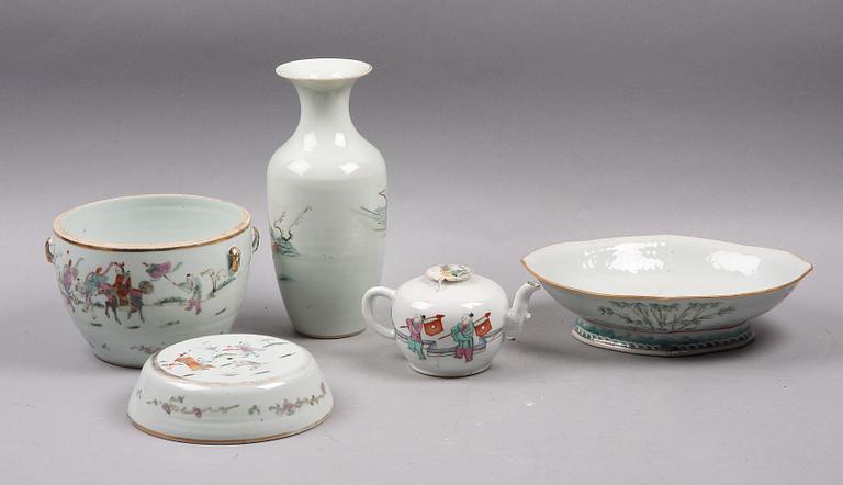 PARTI PORSLIN, 4 delar, Kina tidigt 1900-tal.