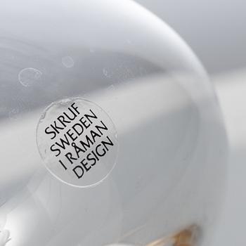 Ingegerd Råman, a set of 6 cognac glasses,  "Guld", Skruf Glassworks, late 20th century.