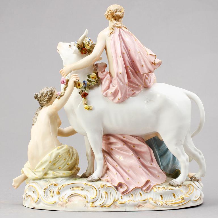 FIGURINGRUPP, porslin, Meissen, 1900-tal.