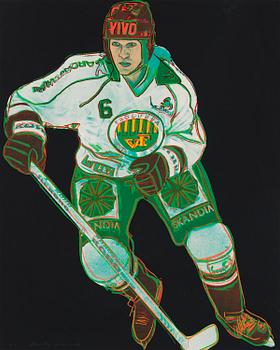 444. Andy Warhol, "Frölunda Hockey Player".