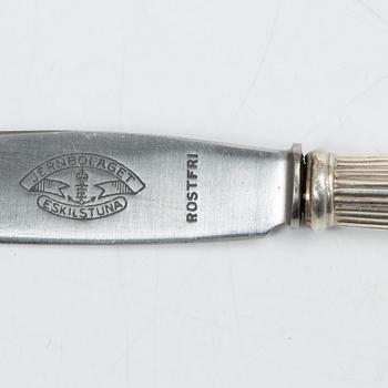 A 69 piece silver cutlery service, model "Empire", including C.G. Hallberg, 20th century.