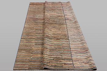 A carpet, Gabbeh, modern design, ca 292 x 245 cm.