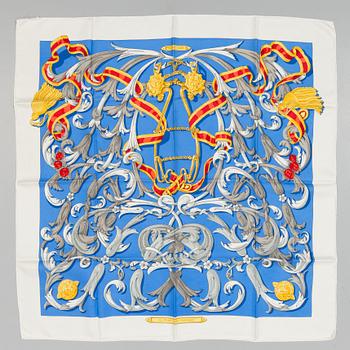 SCARF, Hermès, "Le Mors à la Conétable", issued 1990.