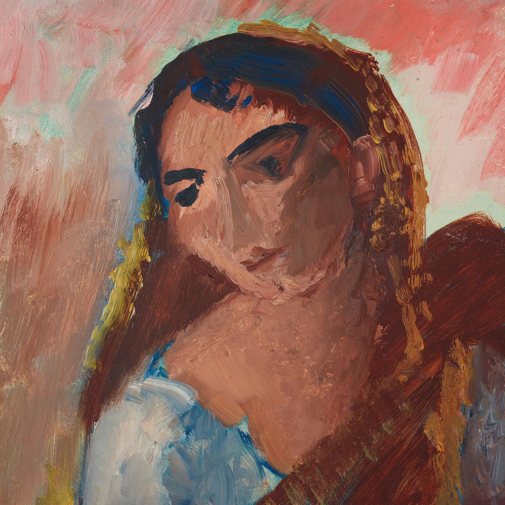 Sigrid Hjertén, Sitting Hindu.