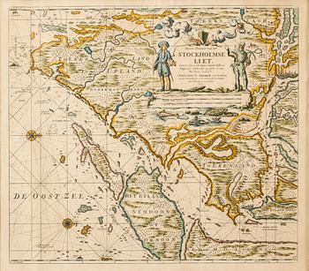 Three maps, second half of the 20th century.