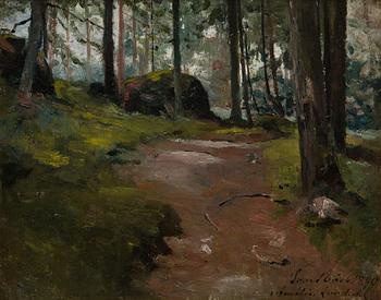 AMELIE LUNDAHL, FOREST PATH IN PUROLA.