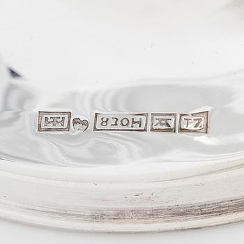 Pentti Sarpaneva, ljusstakar, 2 par, silver, "Pitsi", Turun Hopea, Åbo 1969 och 1972.