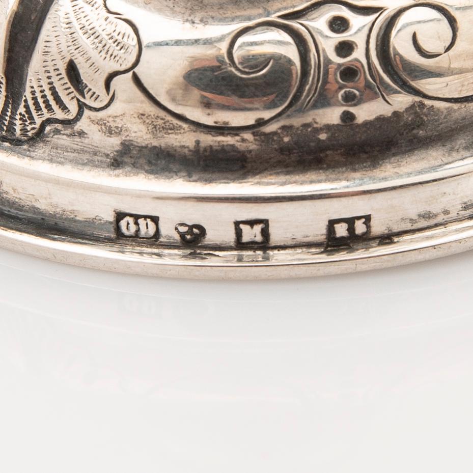 Wine cooler, silver, Gustaf Dahlgren (active 1845-1875 in Malmö), 1871.