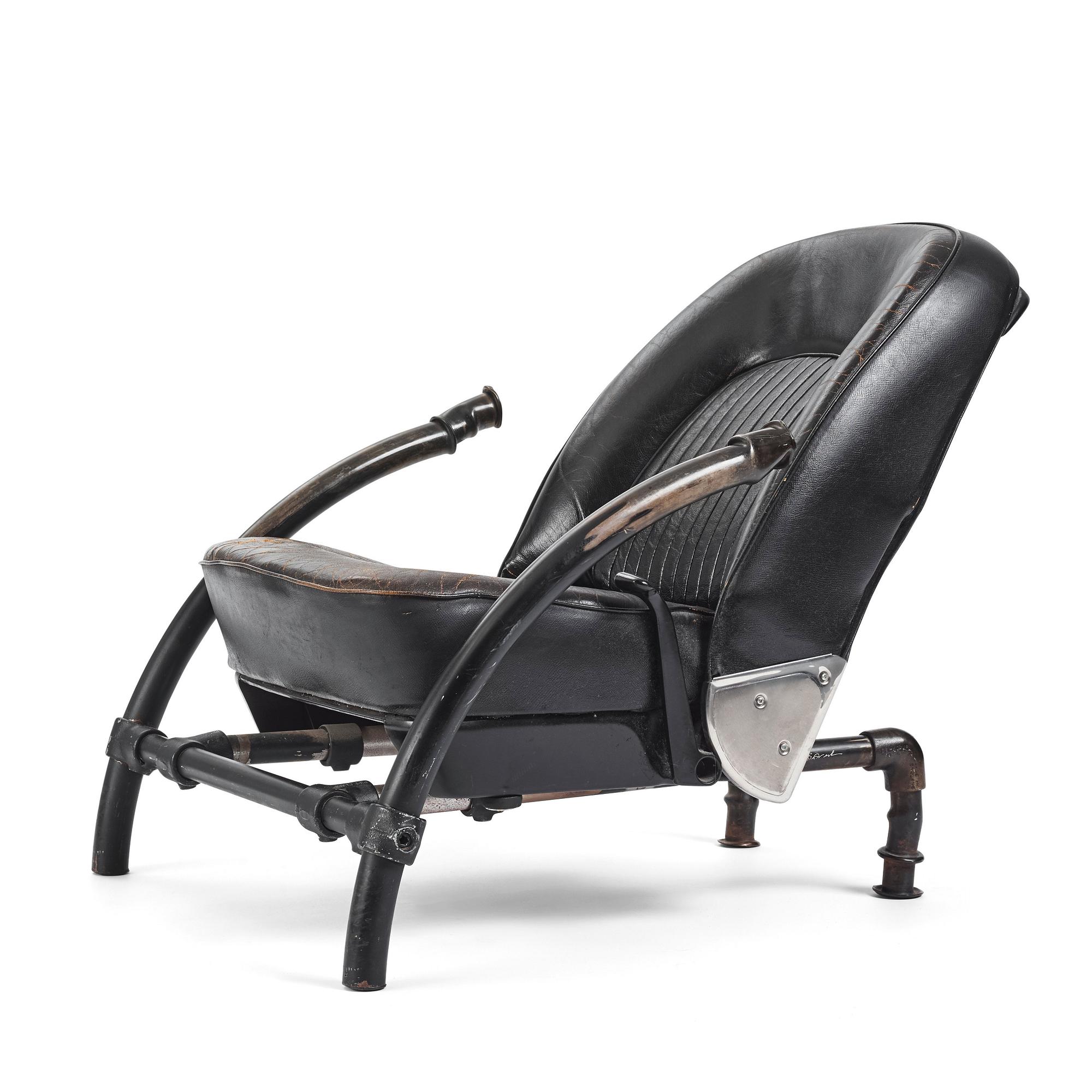 Ron Arad, a rare and signed Rover-Chair, One Off, London 1980's.