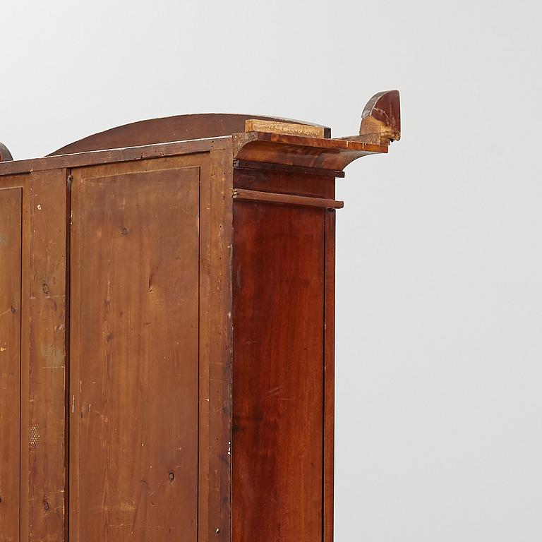 An Empire book cabinet, Stockholm, first half of the 19th Century.