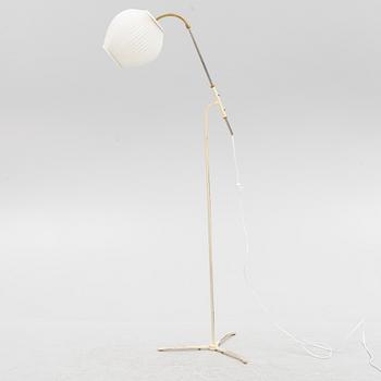 A mid 20th century floor lamp with lampshade by Sven-Åke Sörensen.