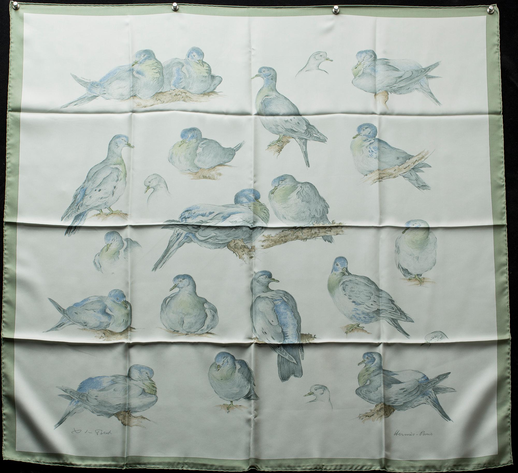SCARF, "Les Tourterelles", Hermès.