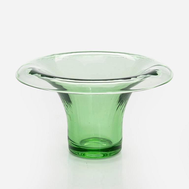 Helena Tynell, vas, "Kaulus", signeerattu Riihimäen Lasi Oy Helena Tynell.