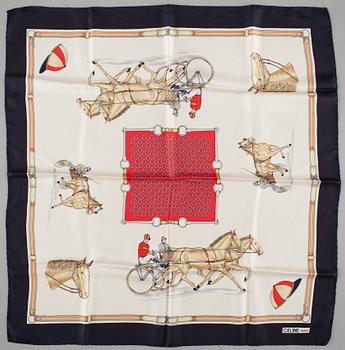 506. A silk scarf by Celine.