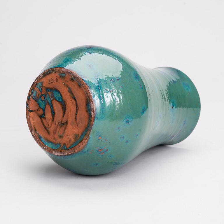 AN IRIS CERAMIK VASE. Marked ABI, 01,8. The turn of 1900.