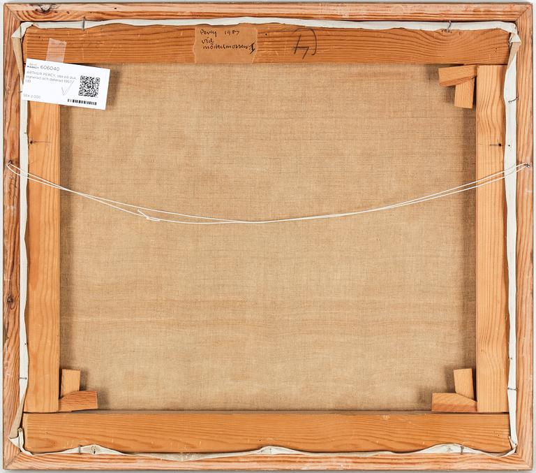 ARTHUR PERCY, olja på duk, signerad och daterad 1957.