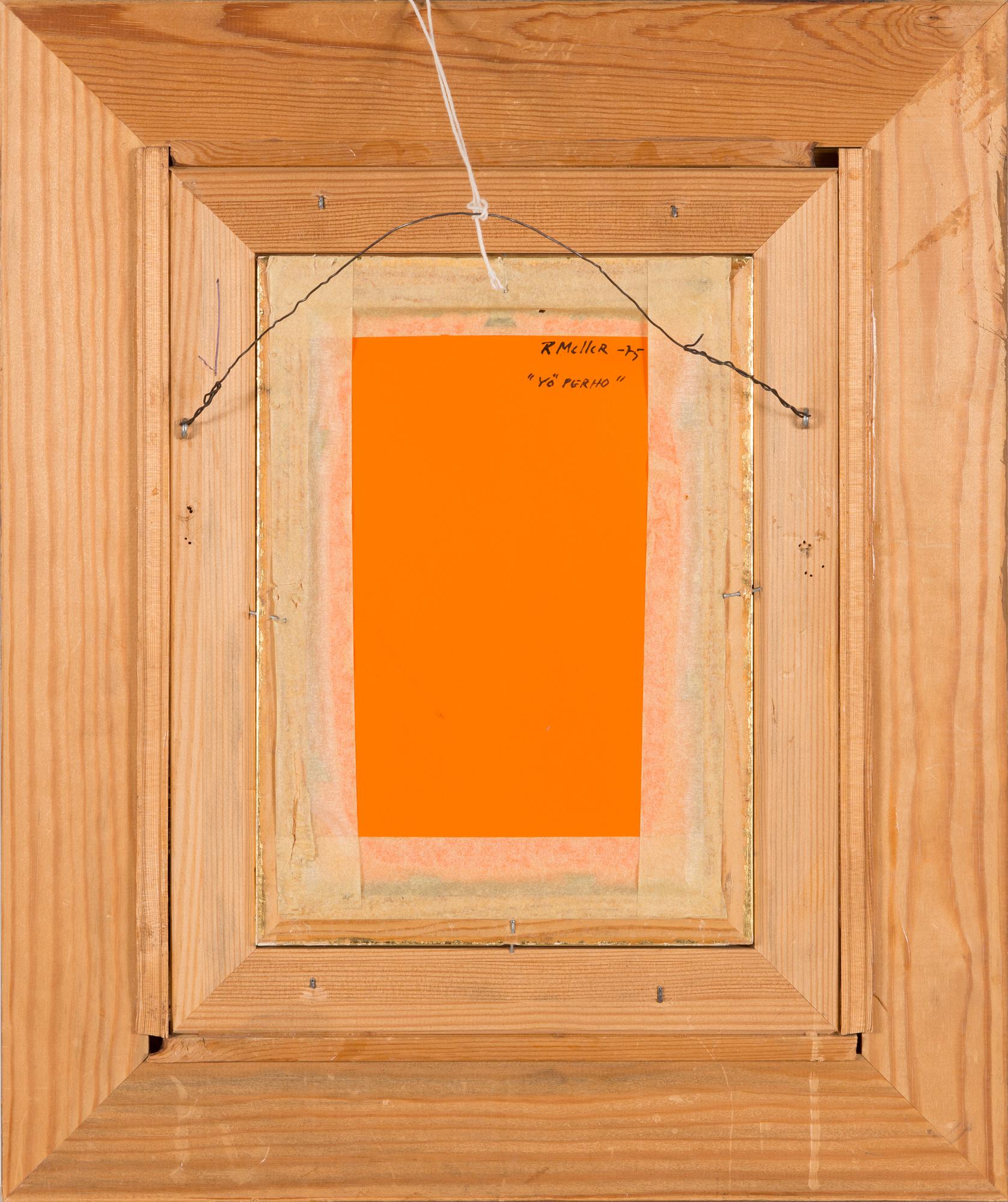 Reijo Meller, oil on board, signed and dated -75.