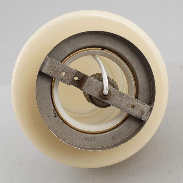 Boréns, a model '2123' ceiling lamp, Borås, Sweden, 1930's.