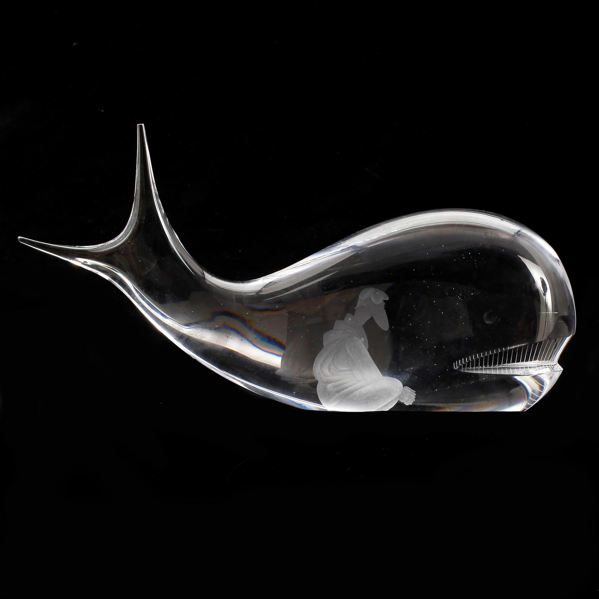 FIGURIN, glas, Vicke Lindstrand Kosta.