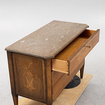 A model 'Liljeblad' chest of drawers, Nordiska Kompaniet, Sweden, 1926.