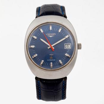LONGINES, Ultronic, wristwatch, 37 x 44 mm,