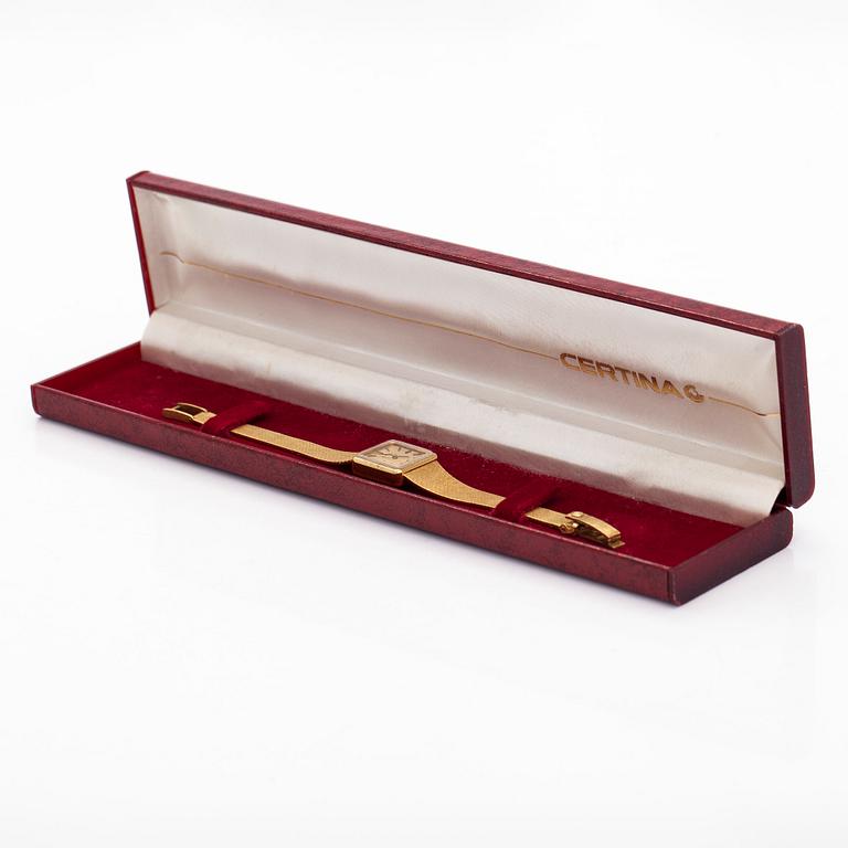 Certina, wristwatch, 19 x 19 mm.