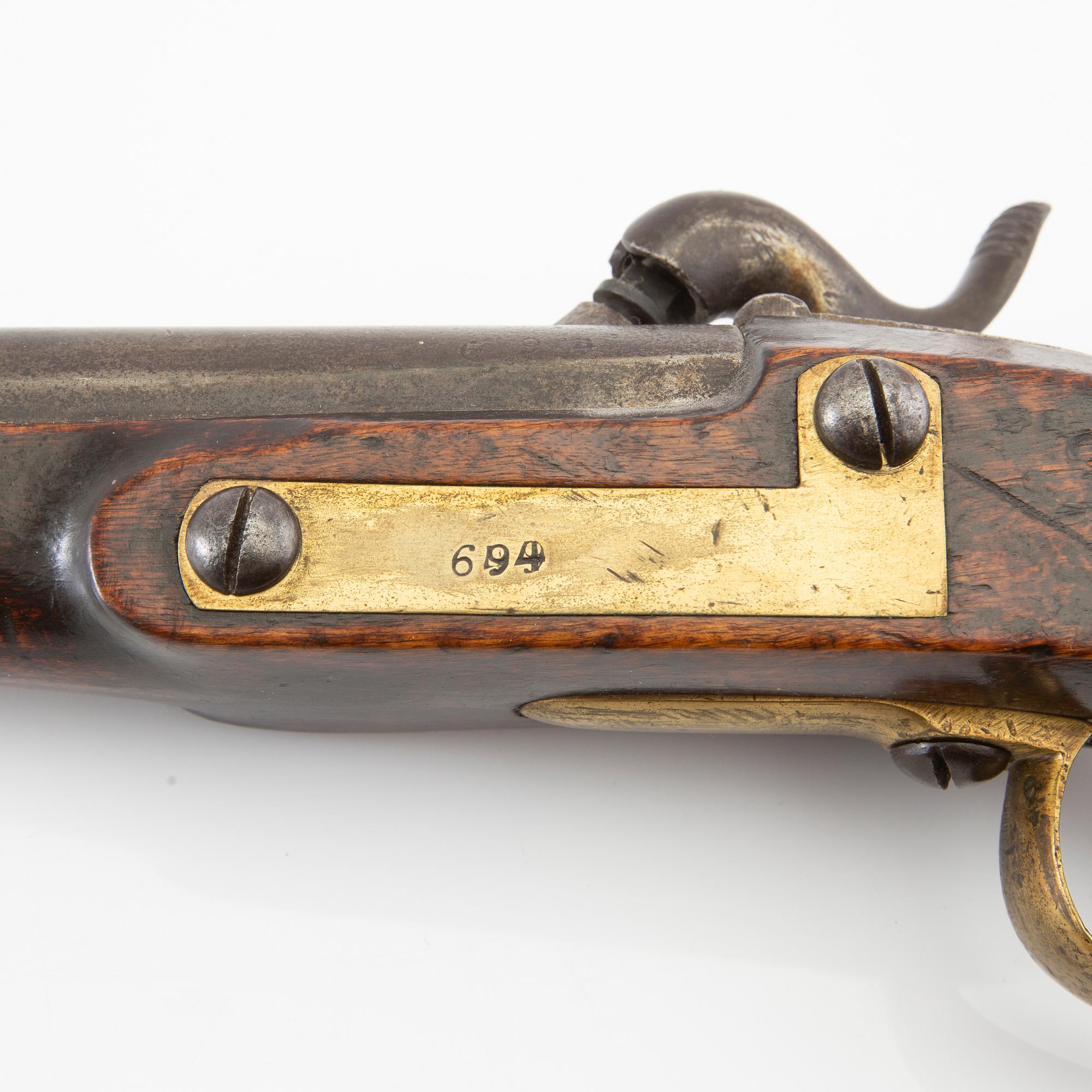 Percussion pistol, Swedish m/1820-57(59).