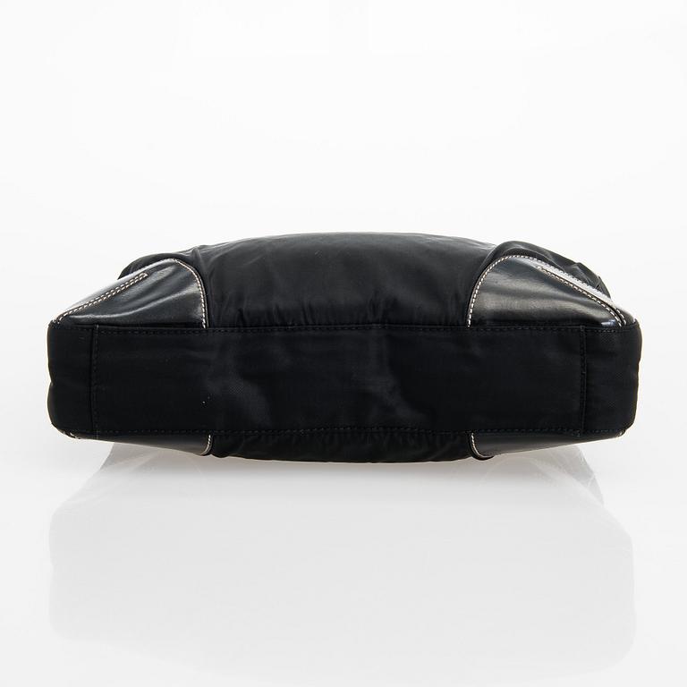 Prada, a nylon handbag.