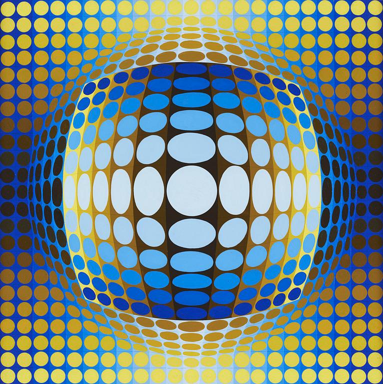 Victor Vasarely, "VEGA-JAUNE".