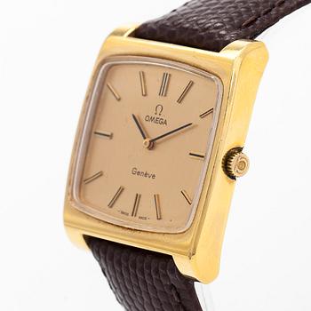 Omega, Genève, rannekello, 34 x 30 (36) mm.