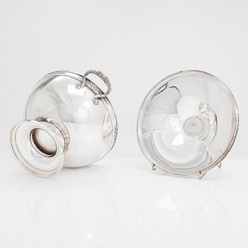 Olier & Caron, an Empire style silver bowl, Paris, France 1910-36.